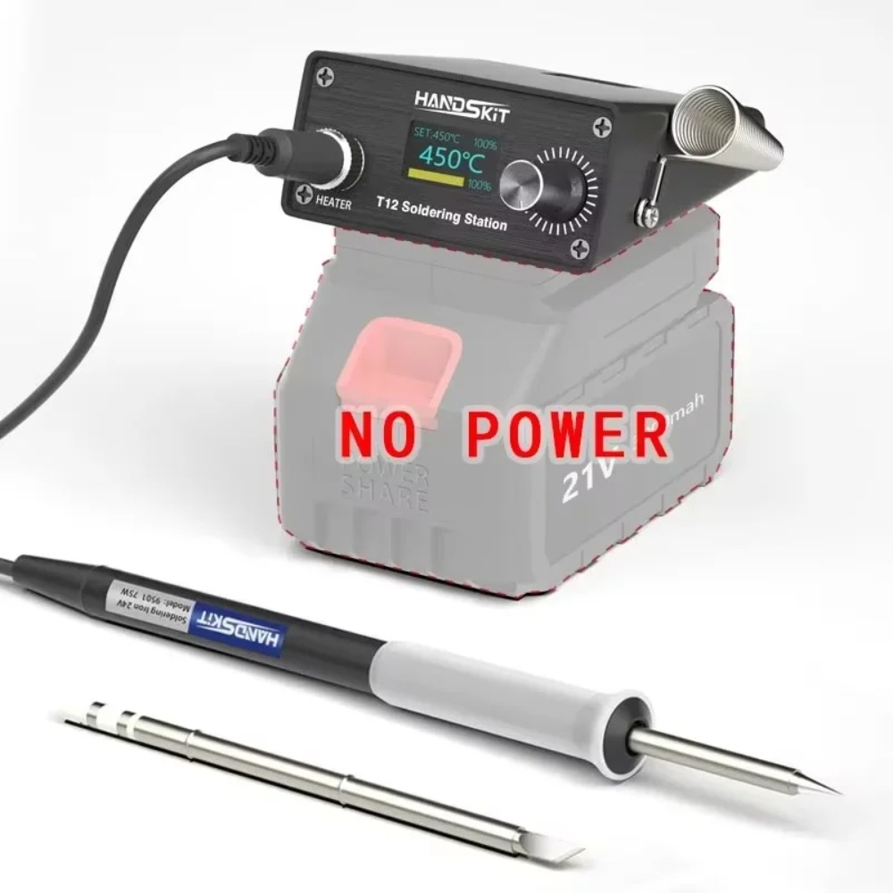 Diy Soldering Station No Electronics - T12 Cordless Portable Soldering Station –