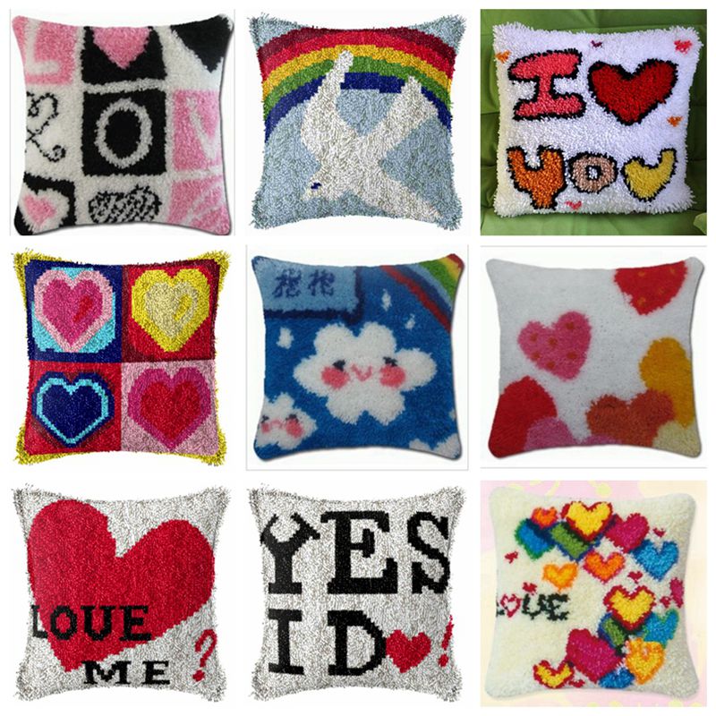 Diy Electronics Set - Rainbow Love Series Latch Hook Rug
