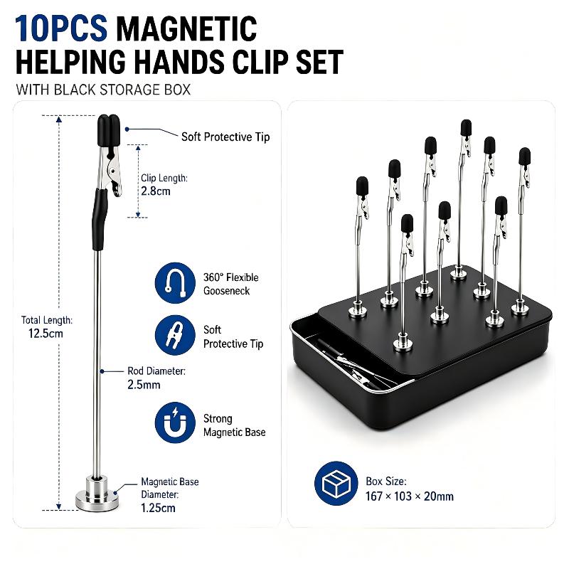 10PCS Magnetic Soldering Helpi - Diy Electronics Holder review and price