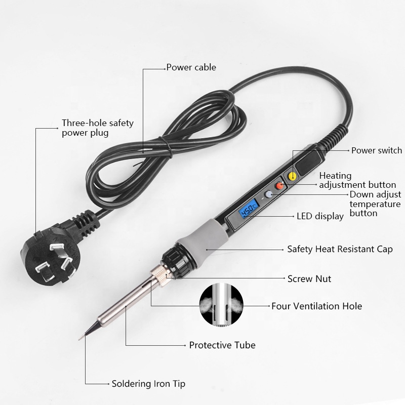 Digital Display Electric Solde - Soldering Iron Kit review and price