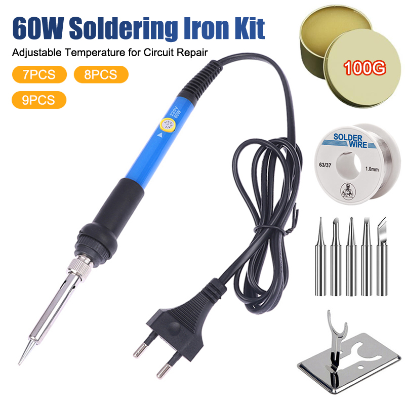 Adjustable Temp 220V 60W Elect - Soldering Iron Kit review and price