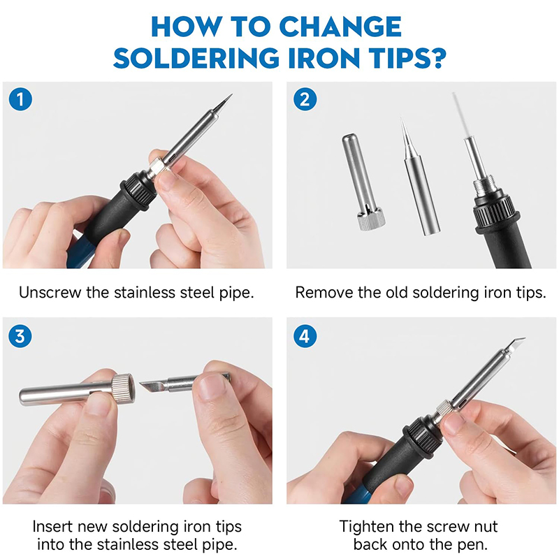 Adjustable Temp 220V 60W Elect - Soldering Iron Kit review and price