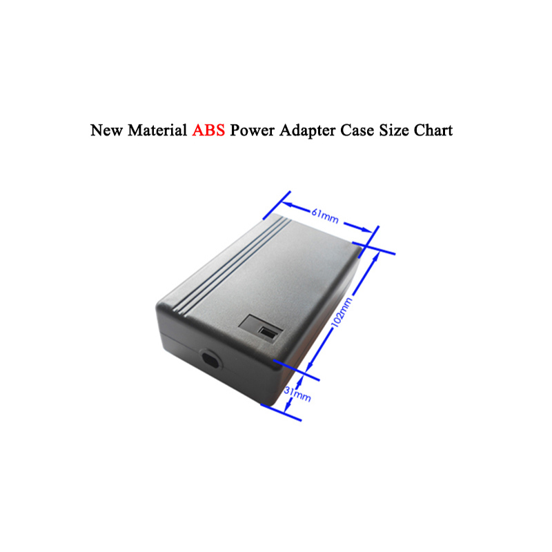 Black ABS Power Adapter Case N - Diy Electronics Wire review and price