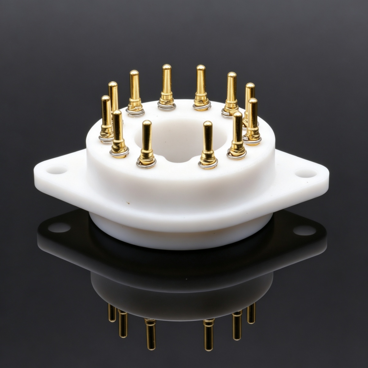 EIZZ 12 Pin PTFE Vacuum Electr - Diy Electronics Holder review and price