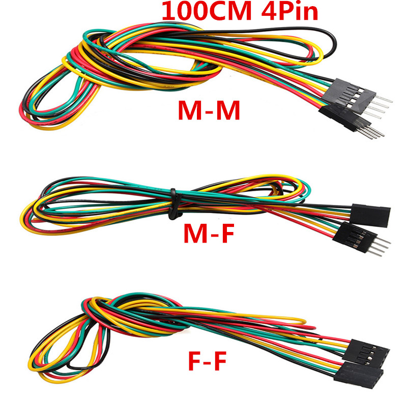 10pcs/lot 4pin 100cm M-M / M-F - Diy Electronics Breadboard review and price