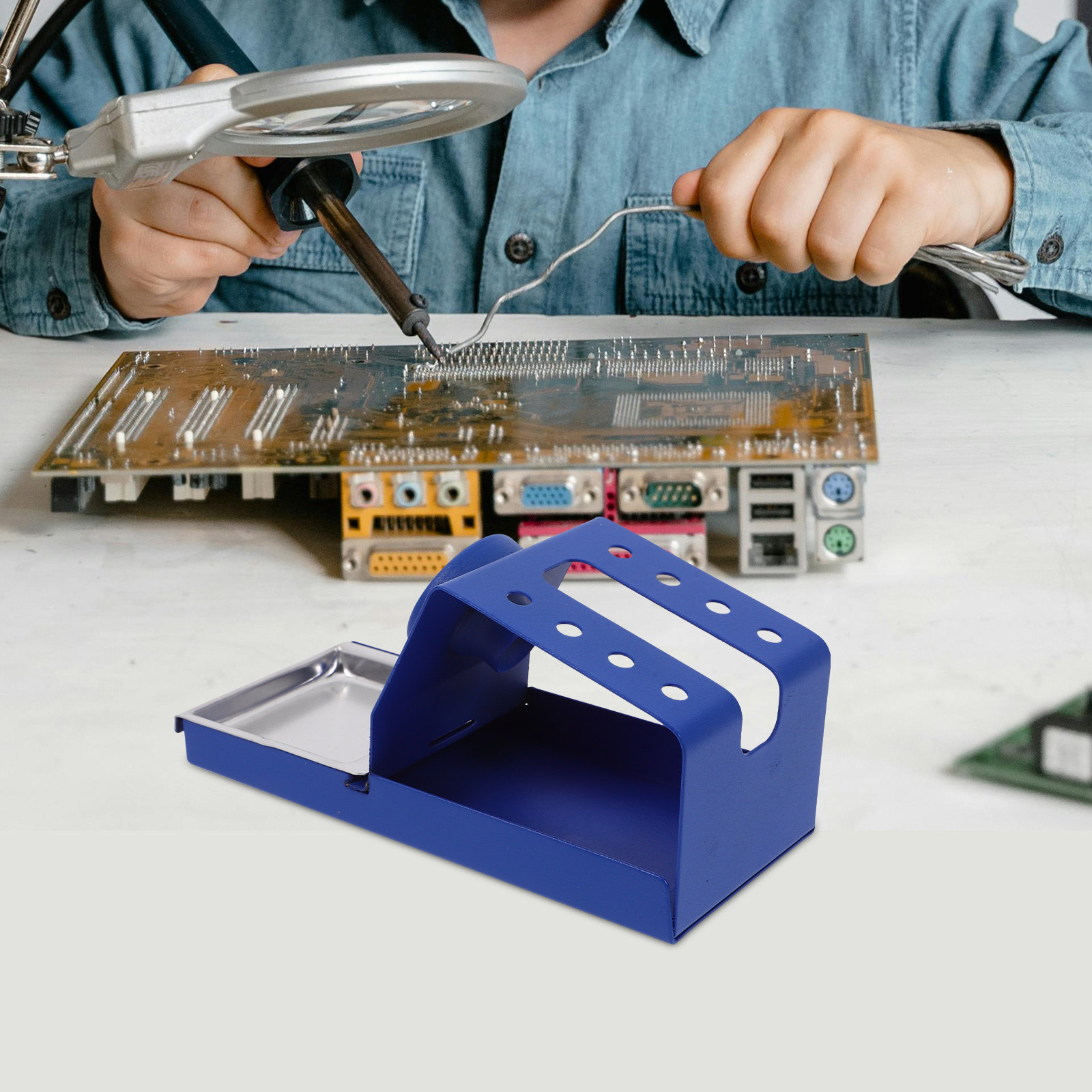 Soldering Iron Stand All Metal - Diy Electronics Workstation review and price