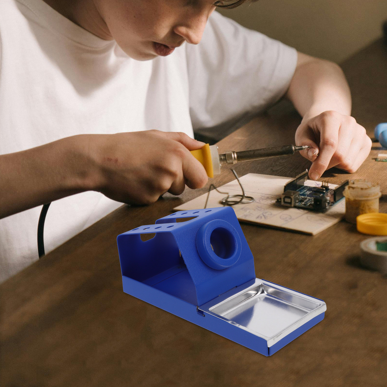Soldering Iron Stand All Metal - Diy Electronics Workstation review and price