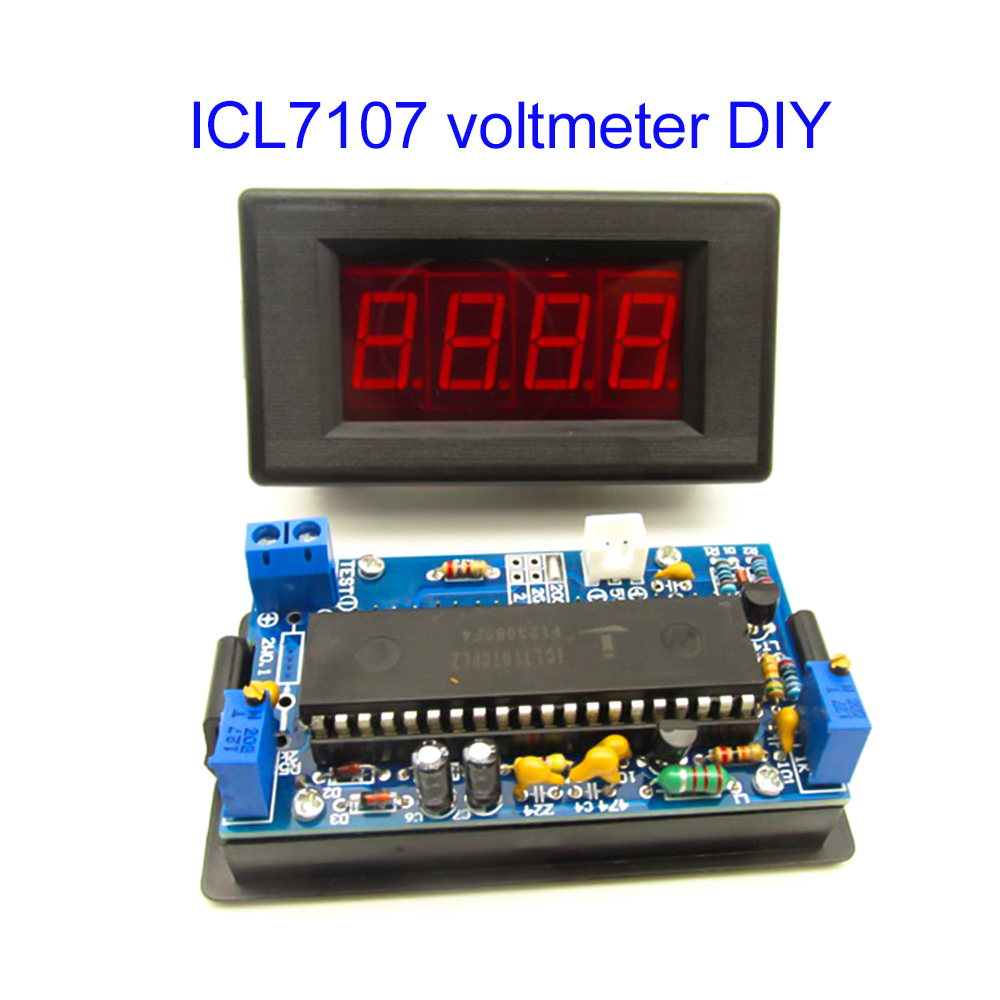 ICL7107 Voltmeter DIY Kit Part - Diy Electronics Websites review and price