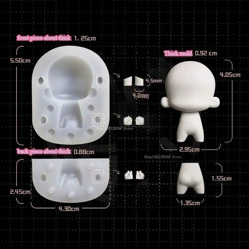 Q Version Body Model Silicone  - Diy Q review and price