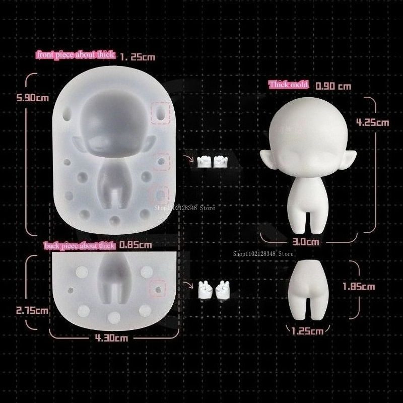 Q Version Body Model Silicone  - Diy Q review and price