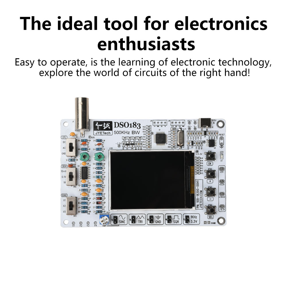 DC 5V DSO183 Digital Oscillosc - Diy Electronics Kits For Beginners review and price