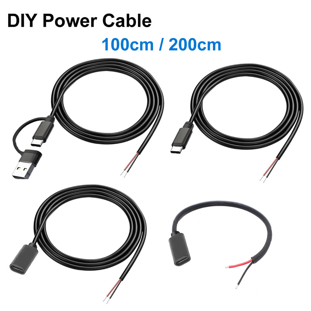 DC 2 Pin Power Cable USB and T - Diy Electronics Websites review and price