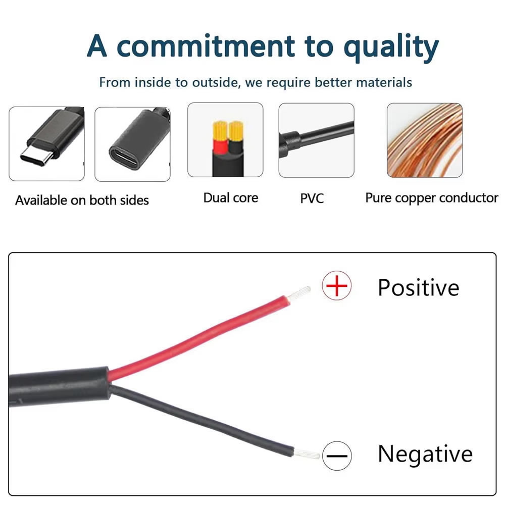 DC 2 Pin Power Cable USB and T - Diy Electronics Websites review and price