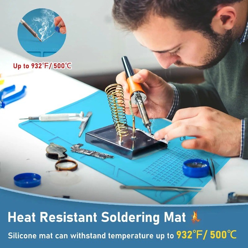 Silicone Repair Mat Heat Insul - Diy Soldering Station No Electronics review and price