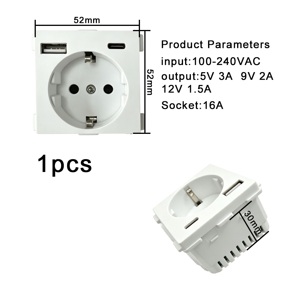 UBARO 86×86mm EU Socket DIY Ki - Diy Q review and price