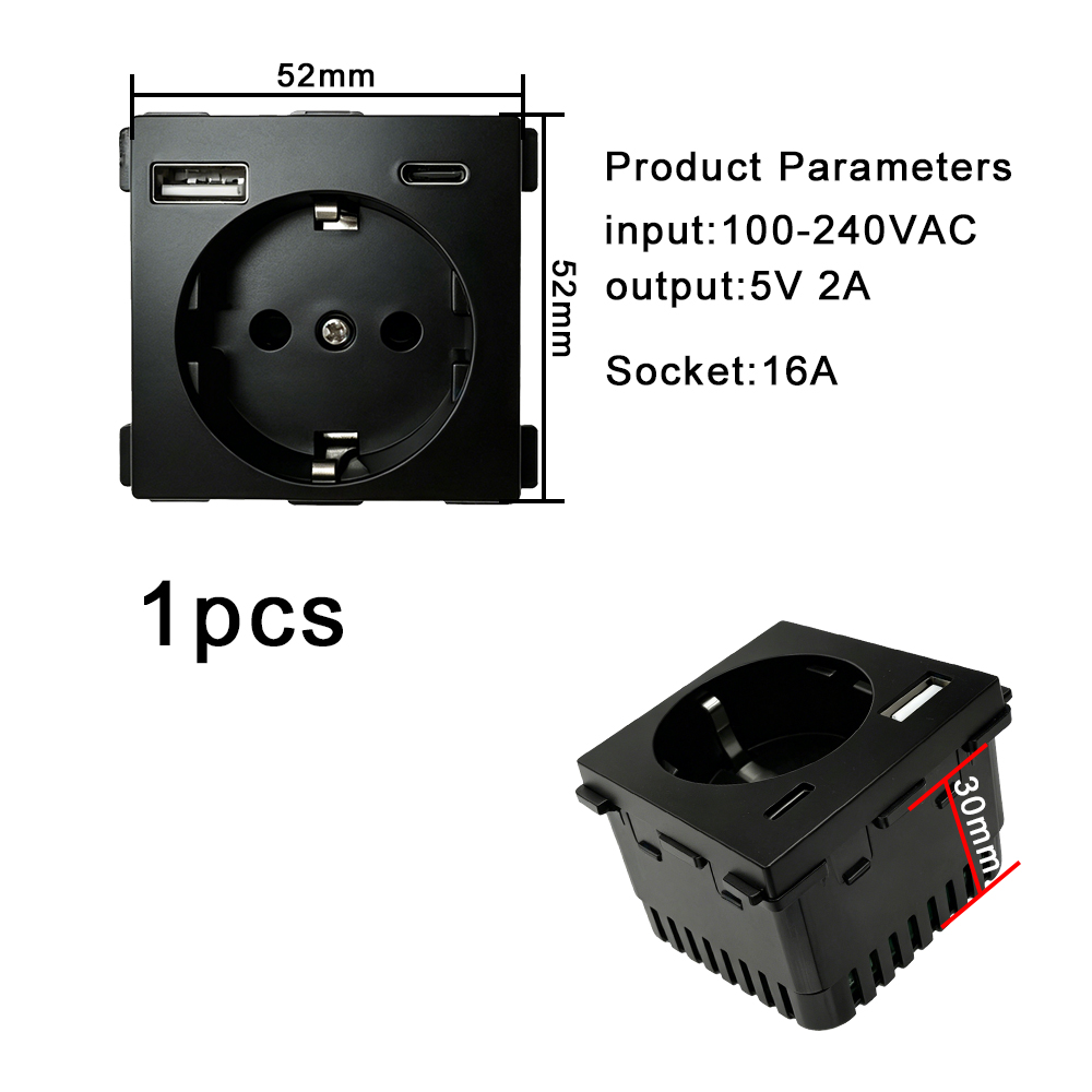UBARO 86×86mm EU Socket DIY Ki - Diy Q review and price