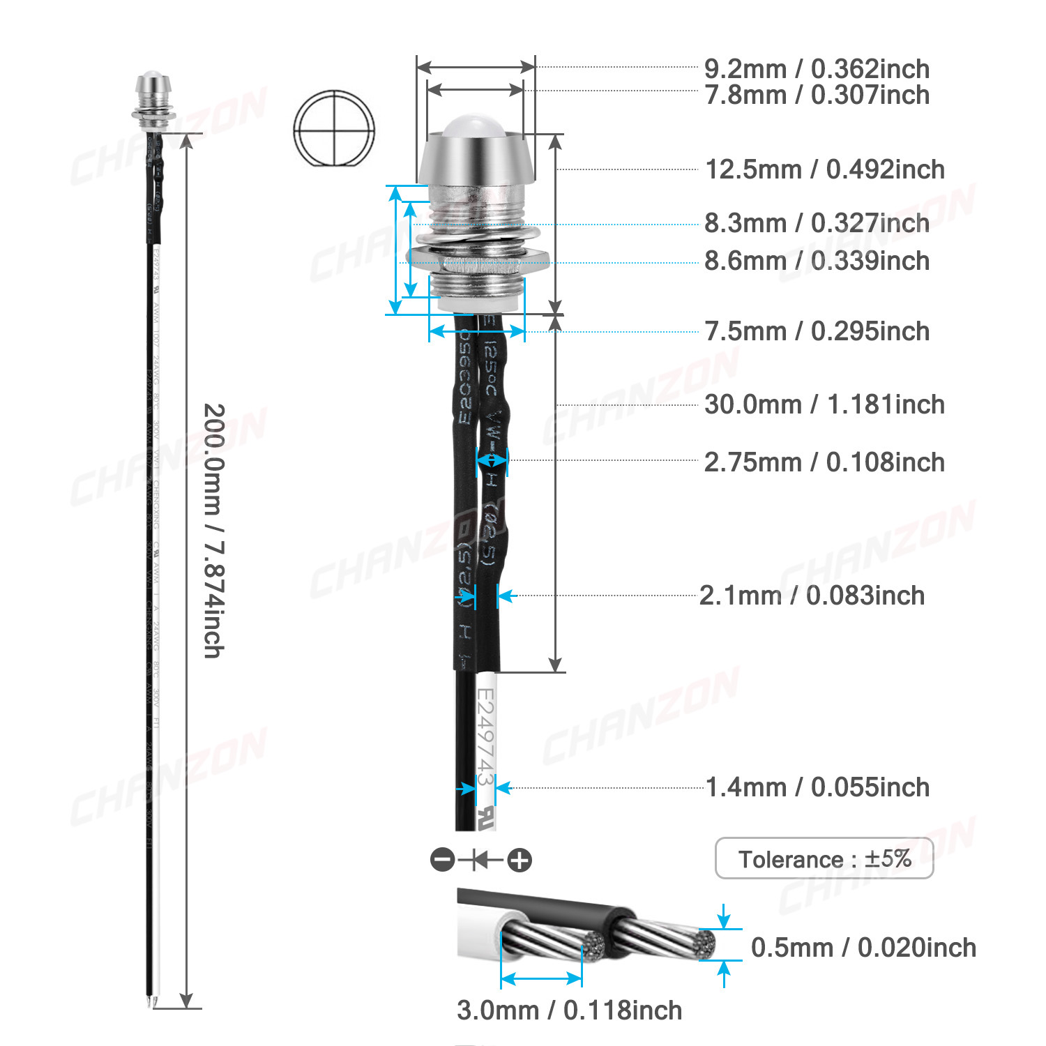 5mm Prewired LED Kit 12V Diffu - Diy Electronics Holder review and price
