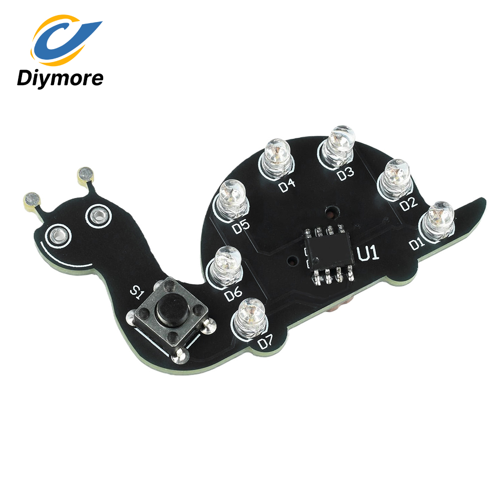 7 Green LED Soldering Practice - Diy Electronics Holder review and price