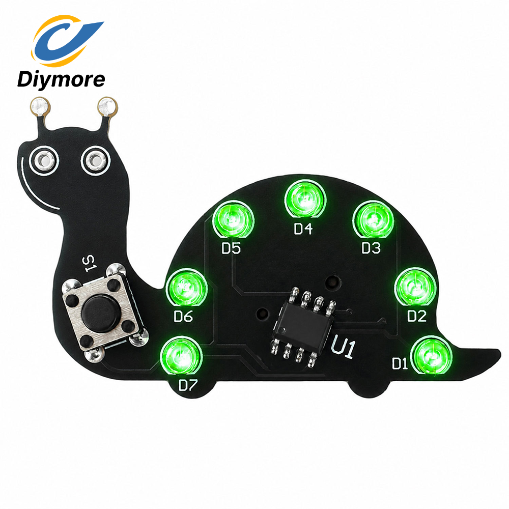 7 Green LED Soldering Practice - Diy Electronics Holder review and price