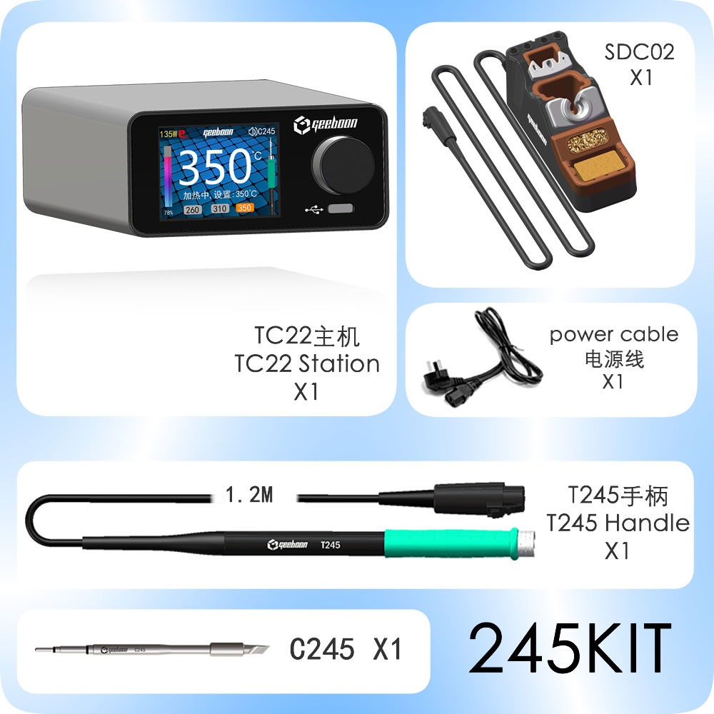 TC22 240W Soldering Station Ki - Soldering Iron Kit review and price