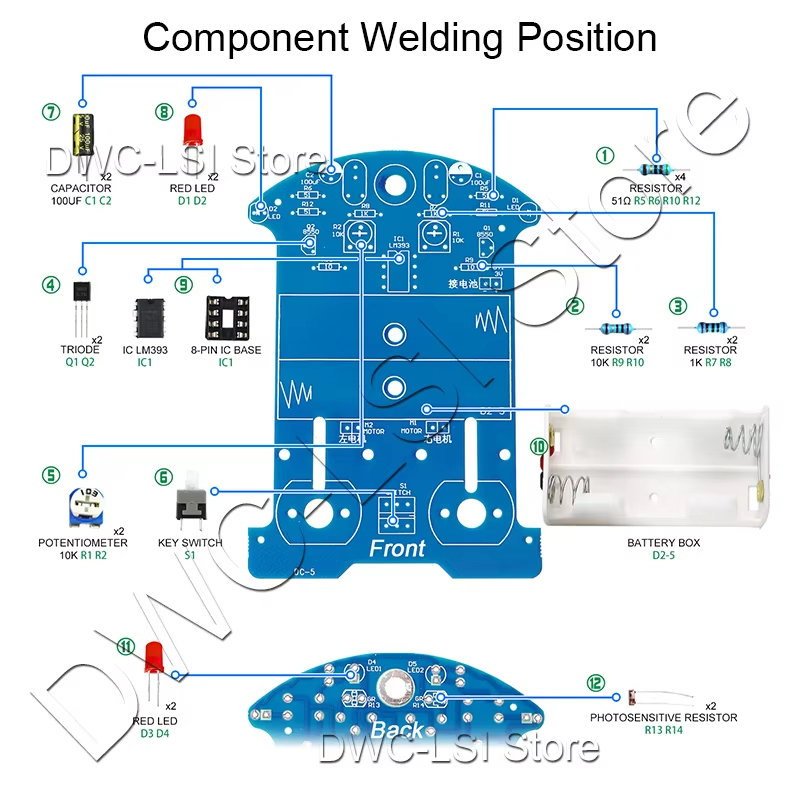 Practice Soldering Learning El - Diy Electronics Kits For Beginners review and price