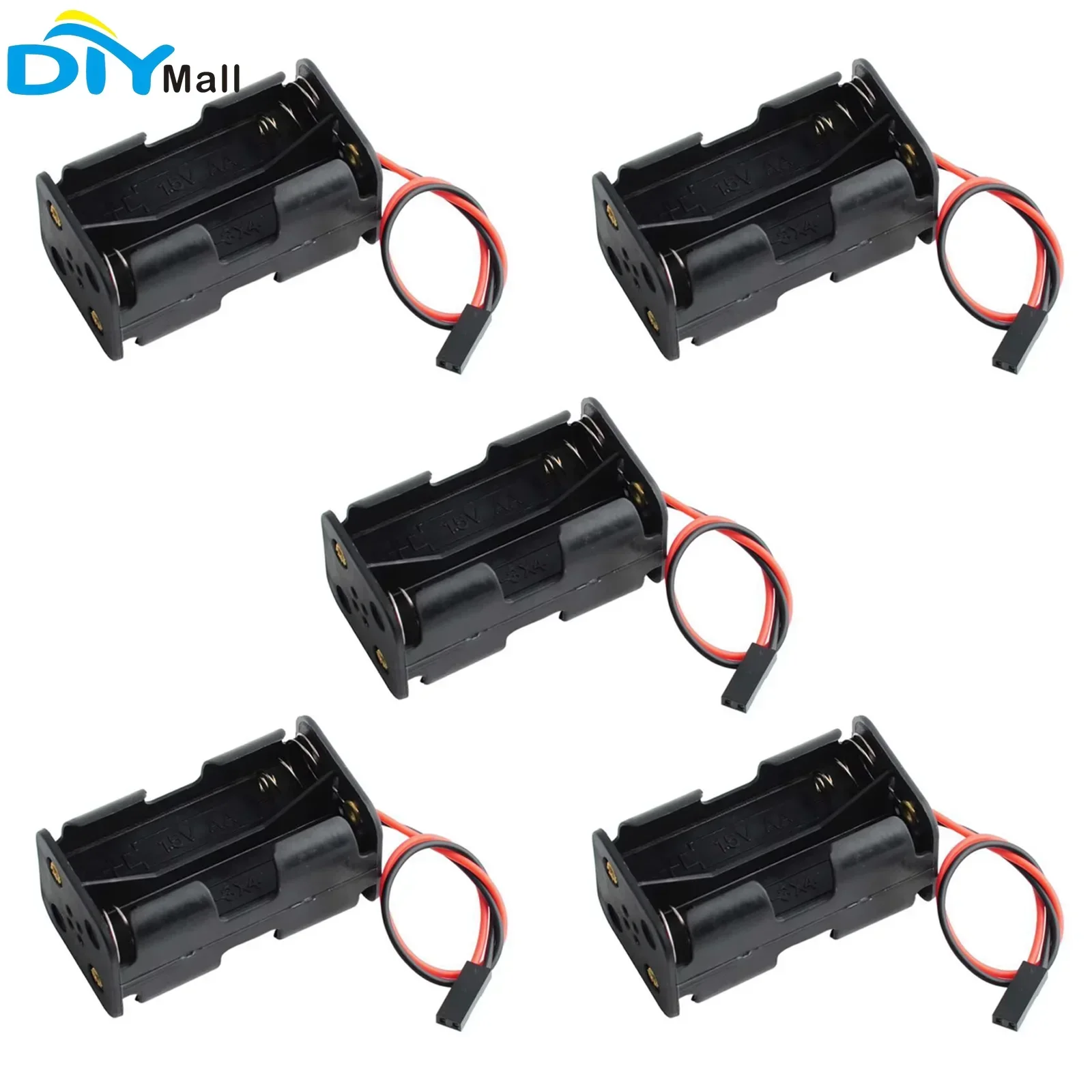 5pcs AA Battery Holder Case wi - Diy Electronics Holder review and price