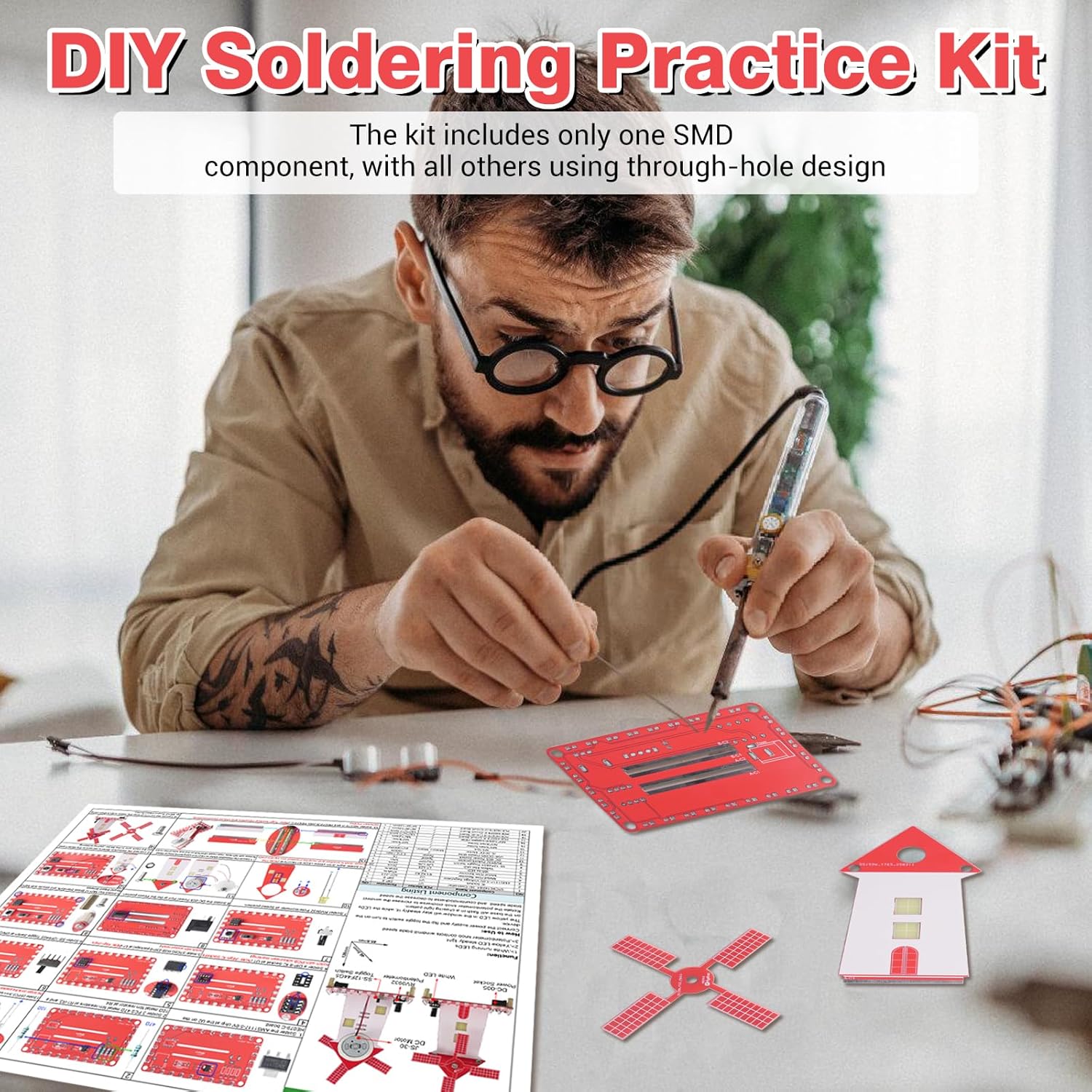 DIY Windmill Soldering Practic - Diy Electronics Kits For Beginners review and price
